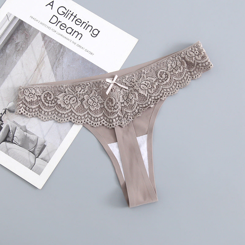 French Lace Invisible Thong