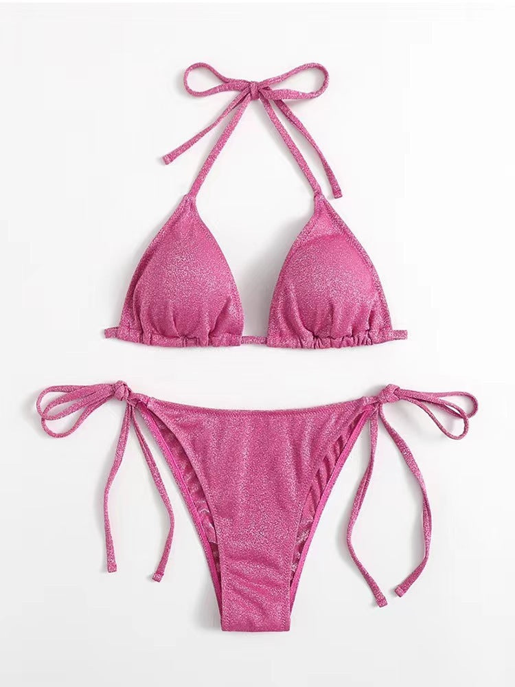 Ensemble bikini à paillettes