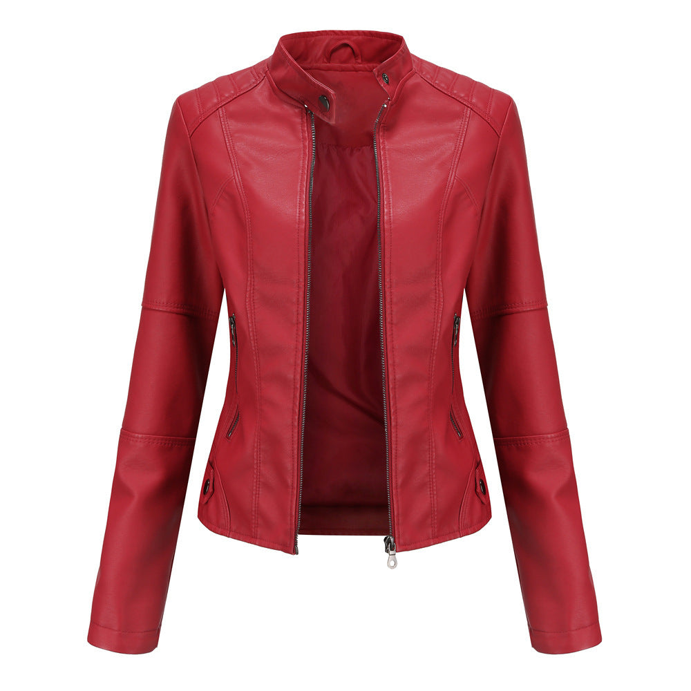 PU Leather Biker Jacket