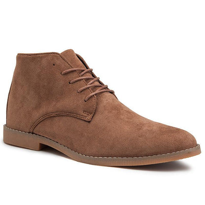 Lace-Up Suede Boots