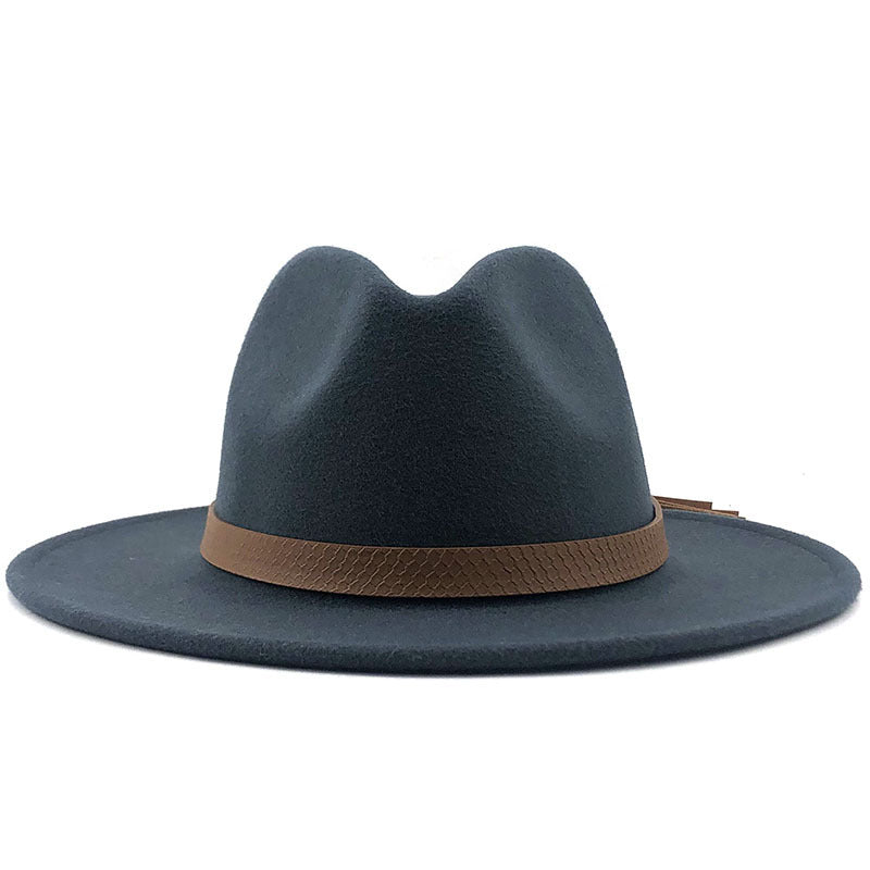 Wide Brim Fedora Hat