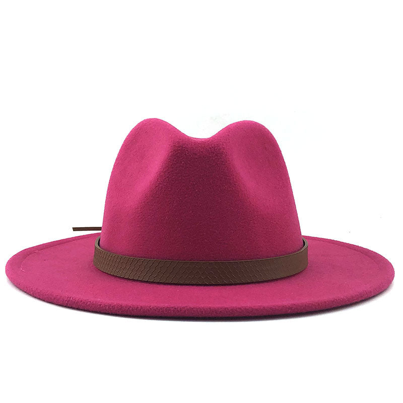 Sombrero Fedora de ala ancha