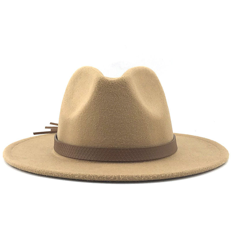 Sombrero Fedora de ala ancha