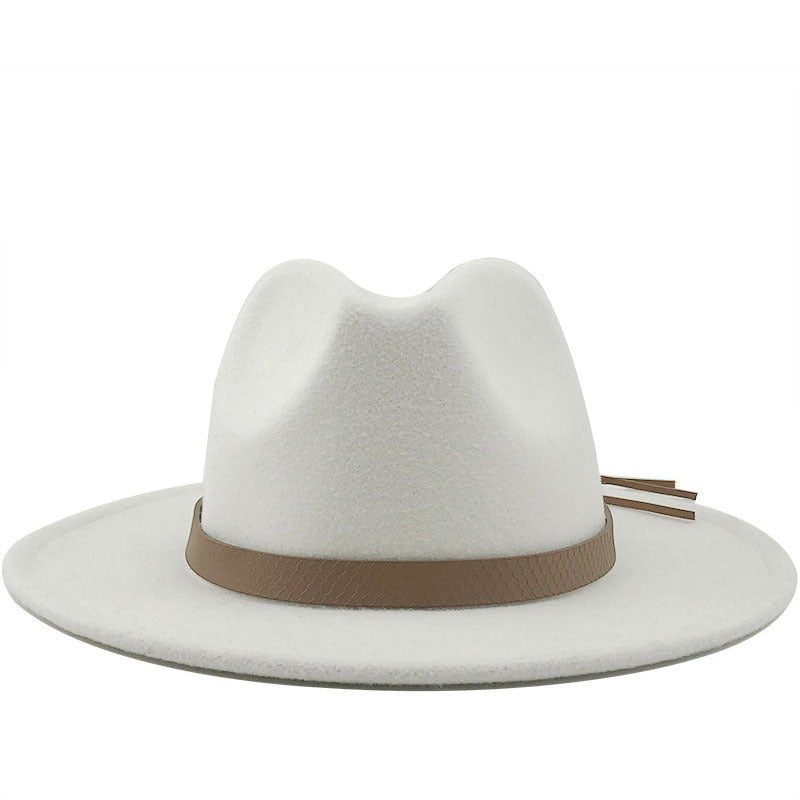 Sombrero Fedora de ala ancha