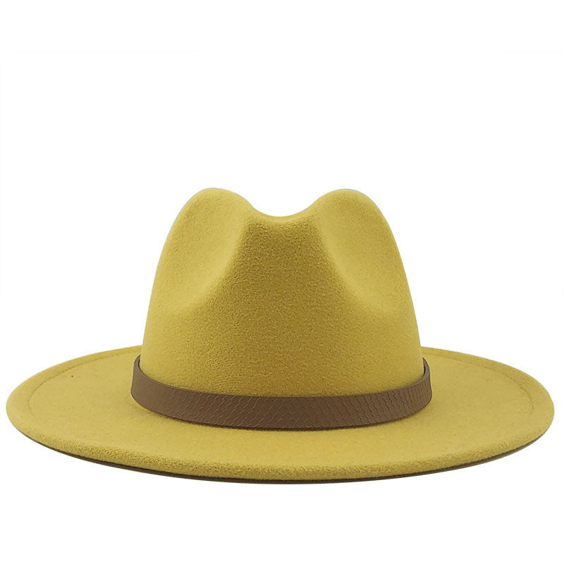 Sombrero Fedora de ala ancha