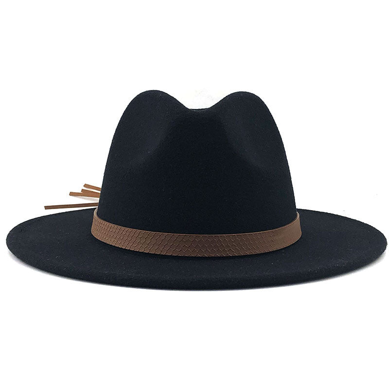 Sombrero Fedora de ala ancha