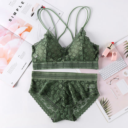 Lace Pushup Bra & Panties Set