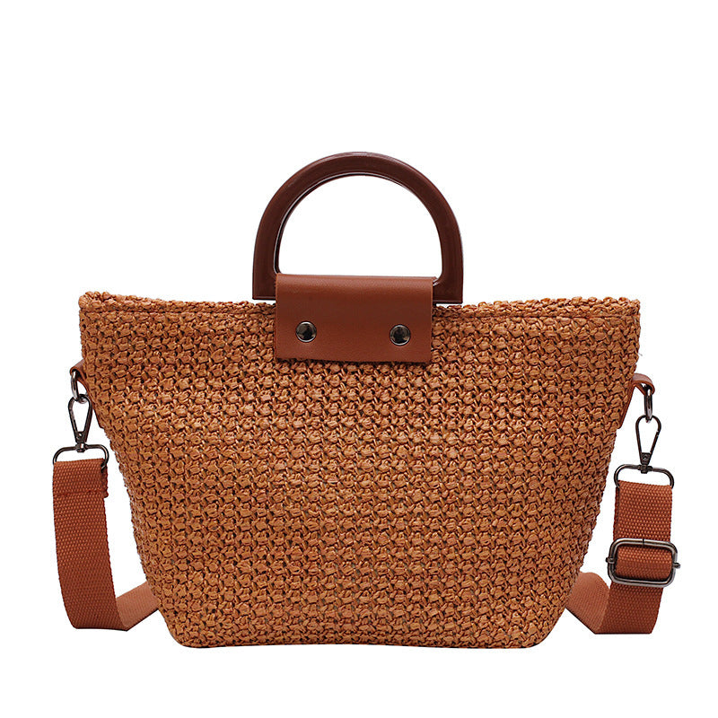 Woven Bag with Top Handle