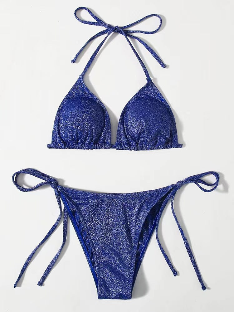 Ensemble bikini à paillettes