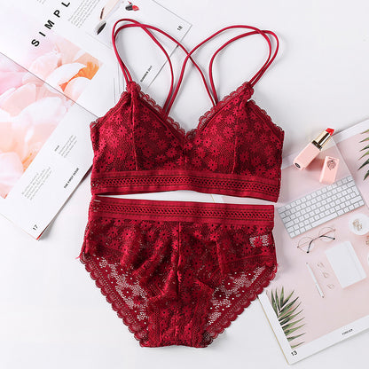 Lace Pushup Bra & Panties Set