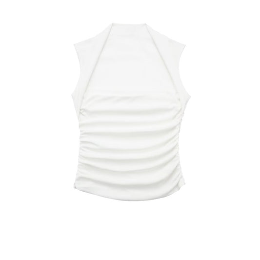 Blusa francesa con escote cuadrado