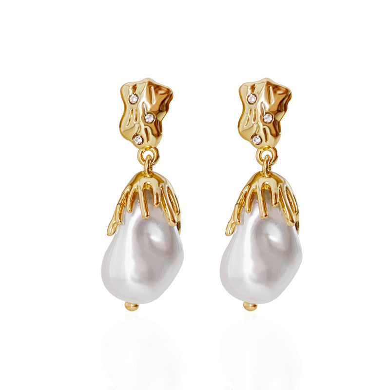 Boucles d'oreilles goutte d'or