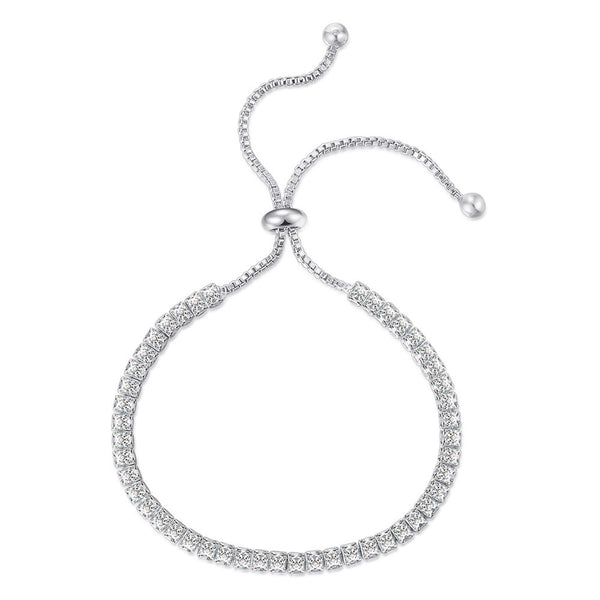 Bracelet diamant à une rangée