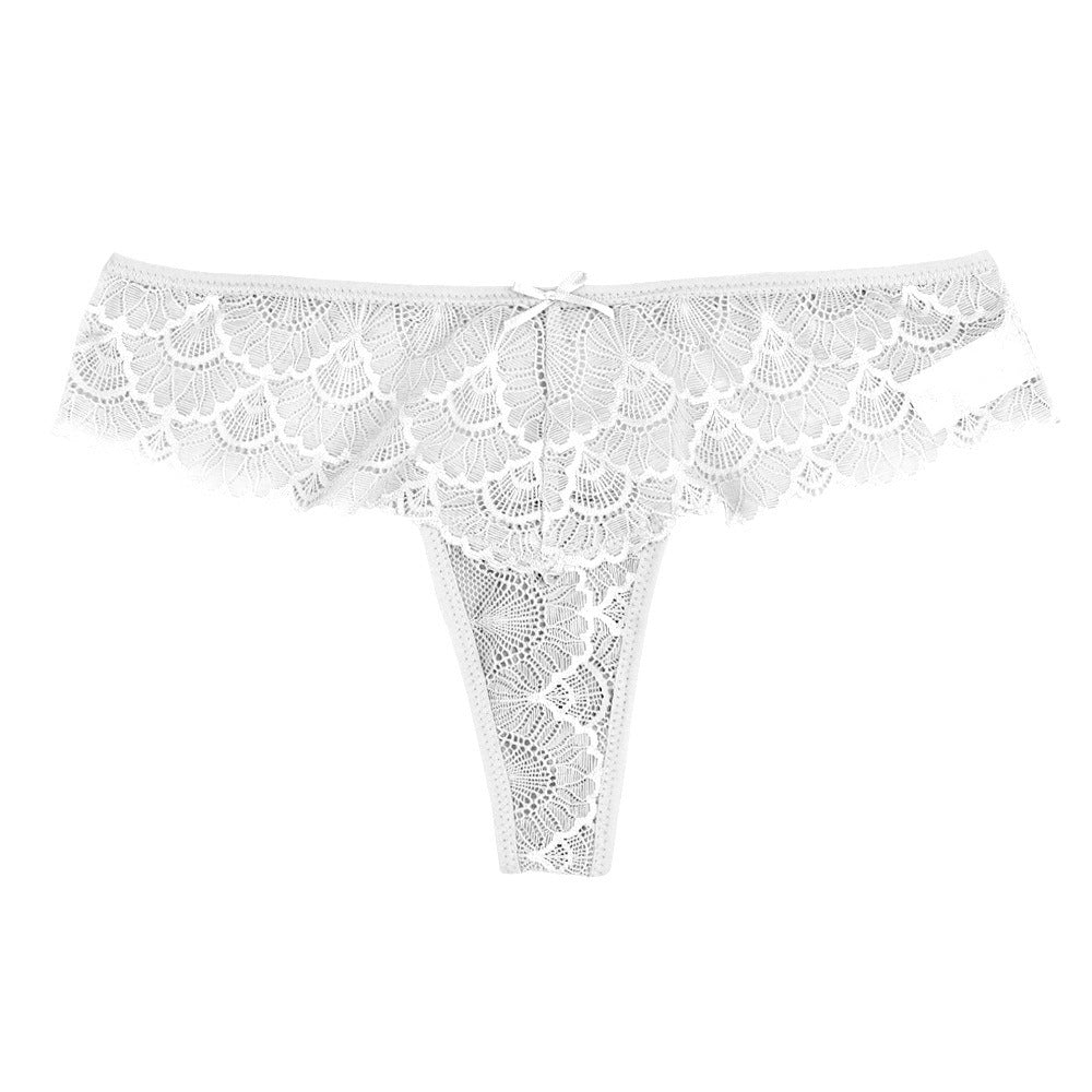 3D Embroidered Lace Thongs