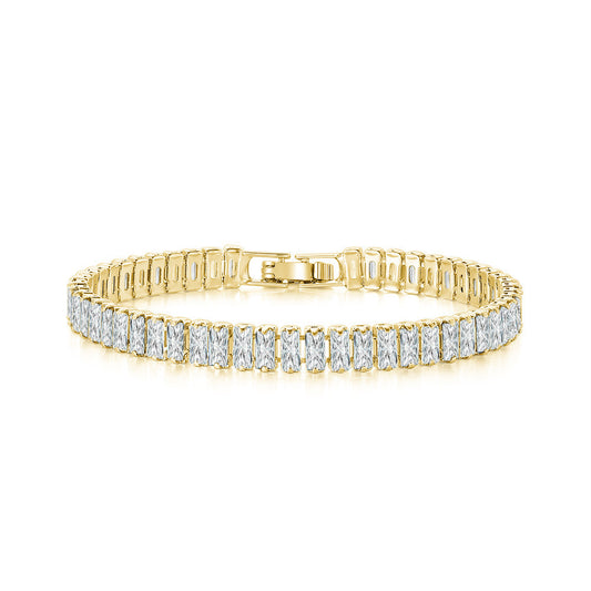 Rectangular Zircon Bracelet