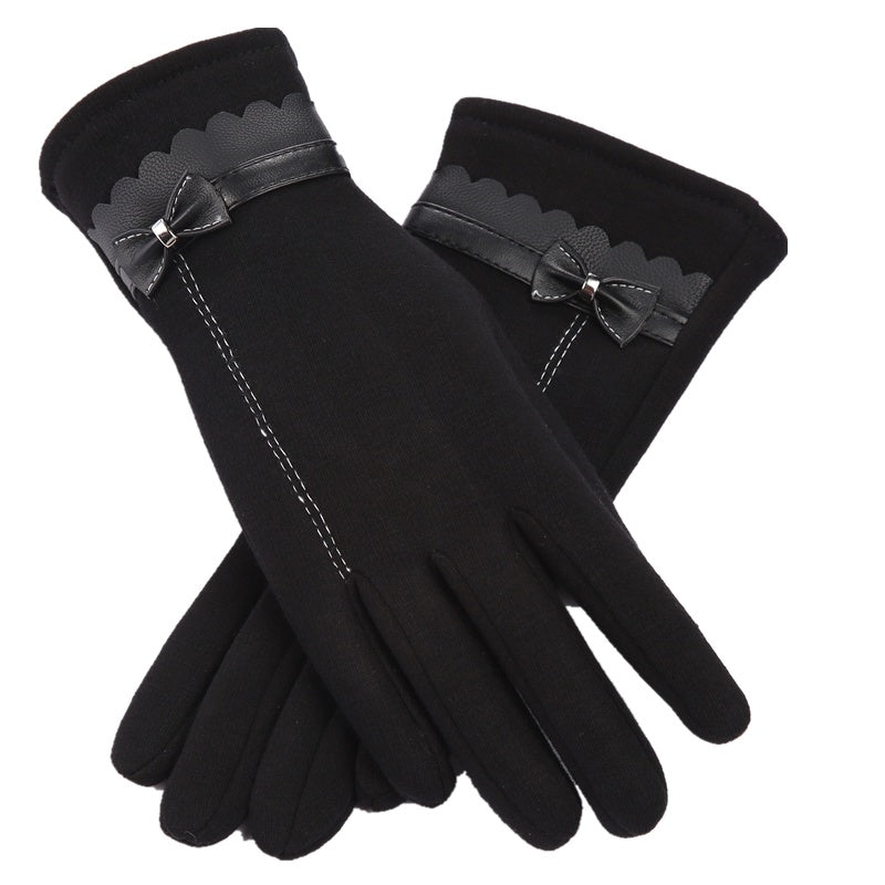 Bow Detail Gloves