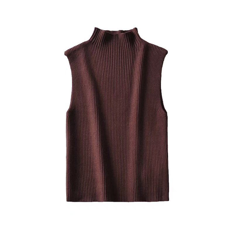 Sleeveless Turtleneck