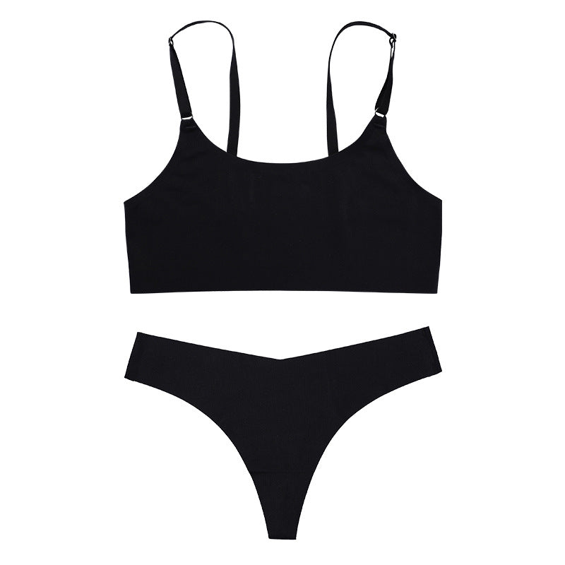 Ensemble soutien-gorge et culotte sans couture