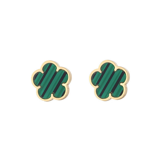 Four-Leaf Clover Studs