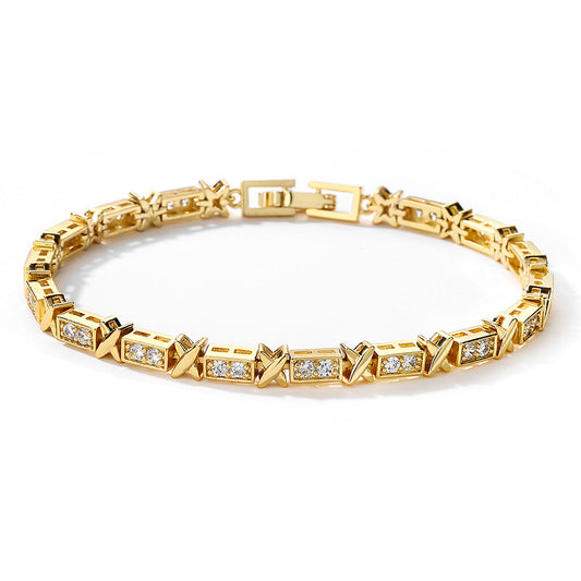 Bracelet à maillons en diamant