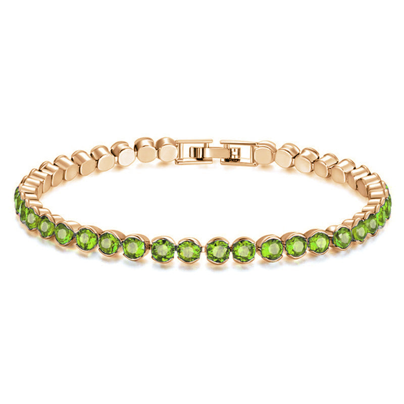 Bracelet rond en cristal