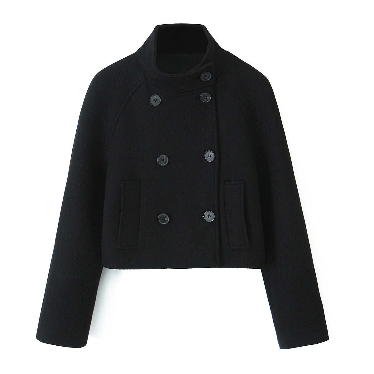 Manteau court en laine