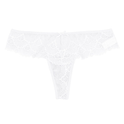 3D Embroidered Lace Thongs