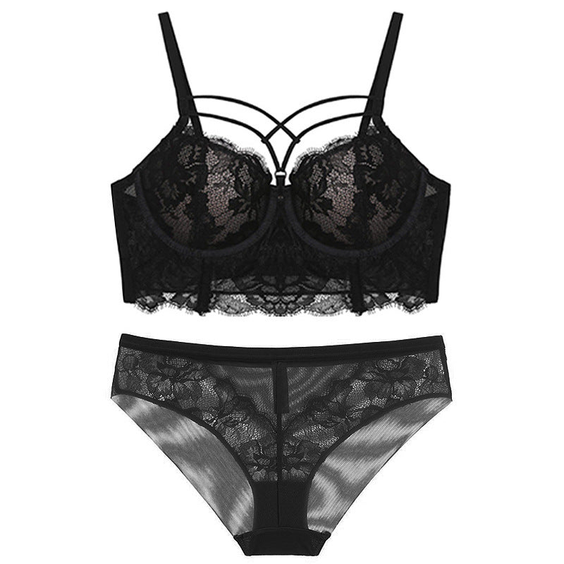 Ensemble soutien-gorge et culotte en dentelle