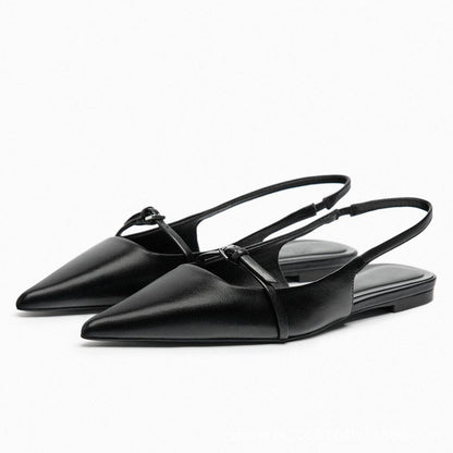 Pointed Toe Flat Sandals