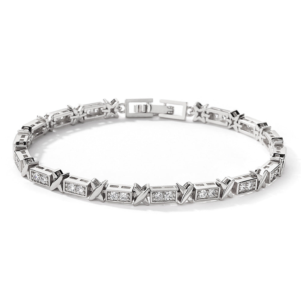 Bracelet à maillons en diamant