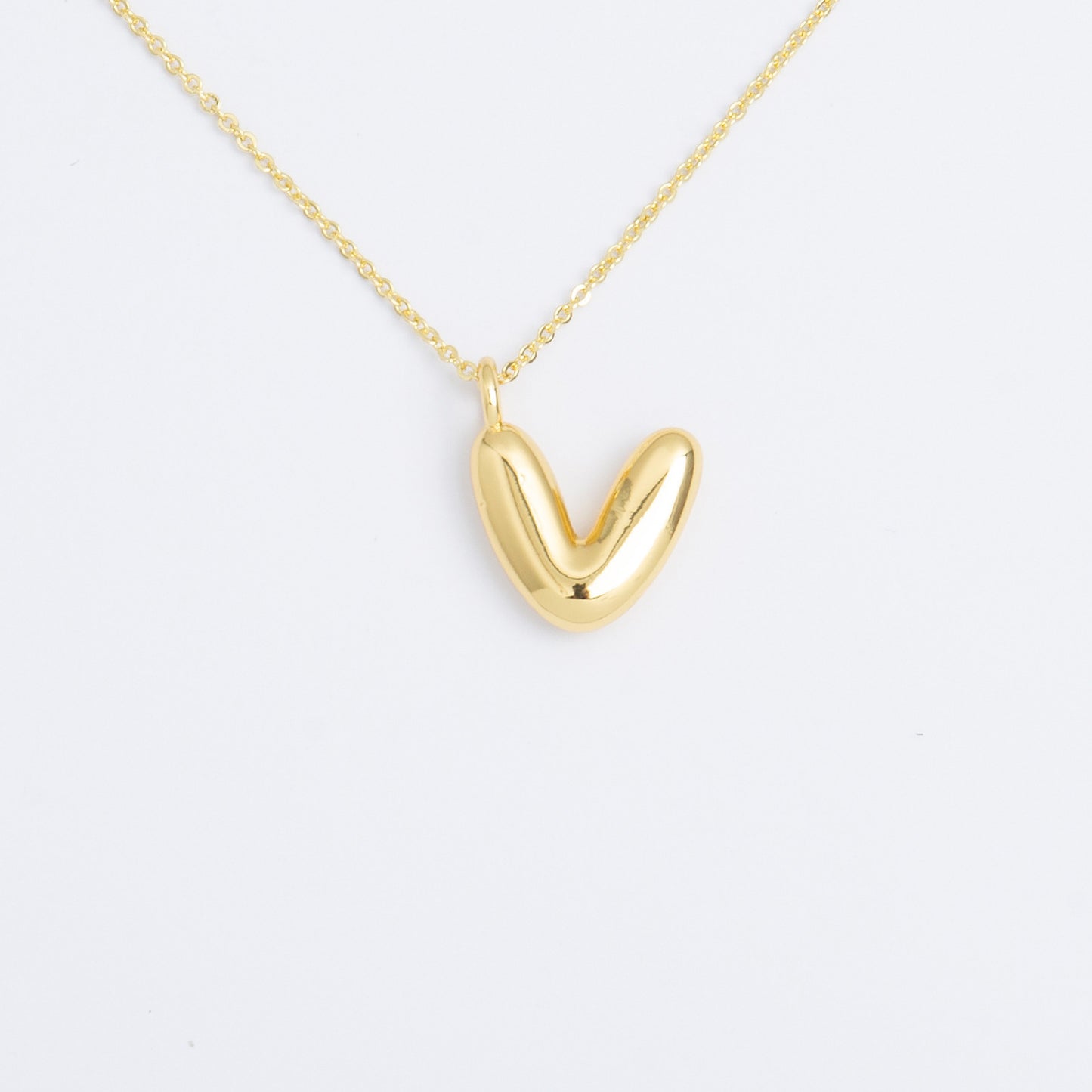 Letter Pendant Necklace