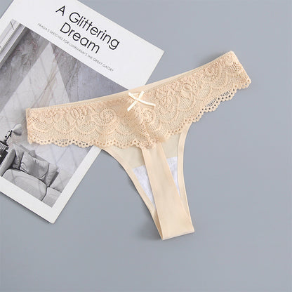 French Lace Invisible Thong