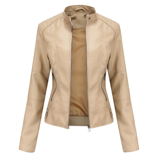 PU Leather Biker Jacket