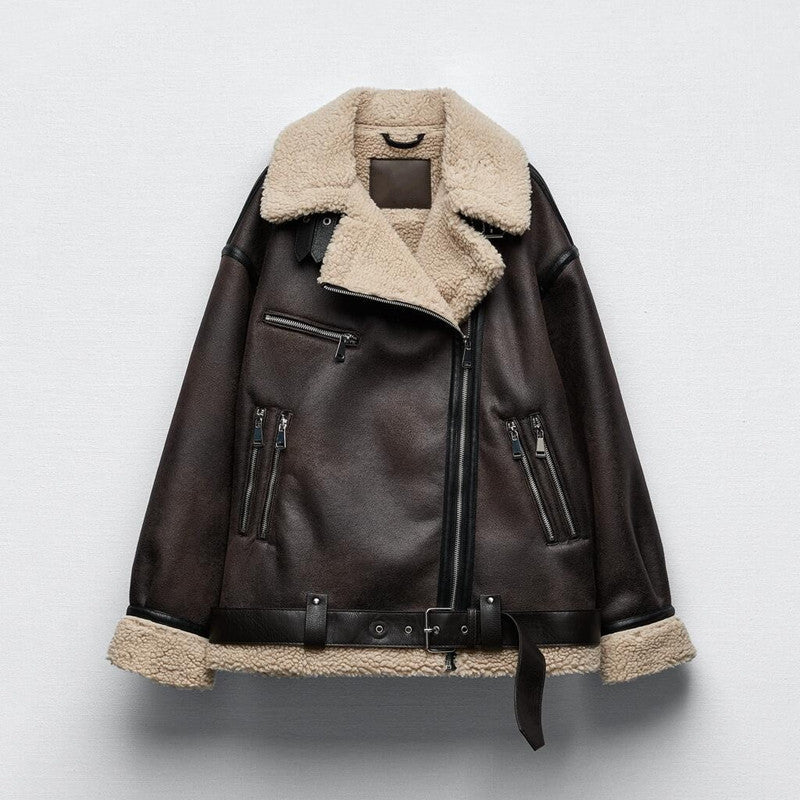 Brown Aviator Jacket