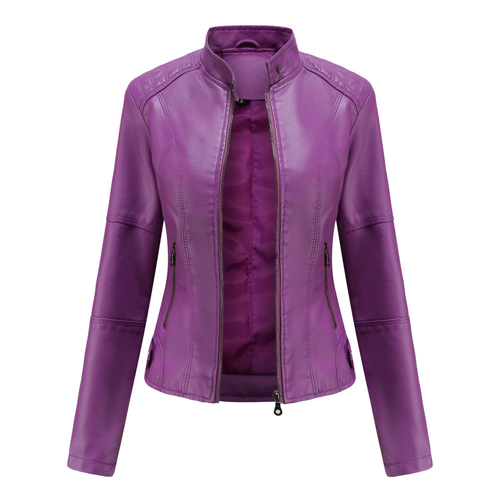 PU Leather Biker Jacket