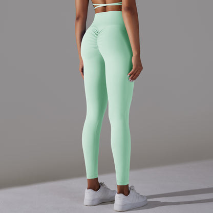 Leggings de yoga con cintura cruzada