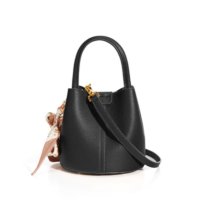 Leather Bucket Bag