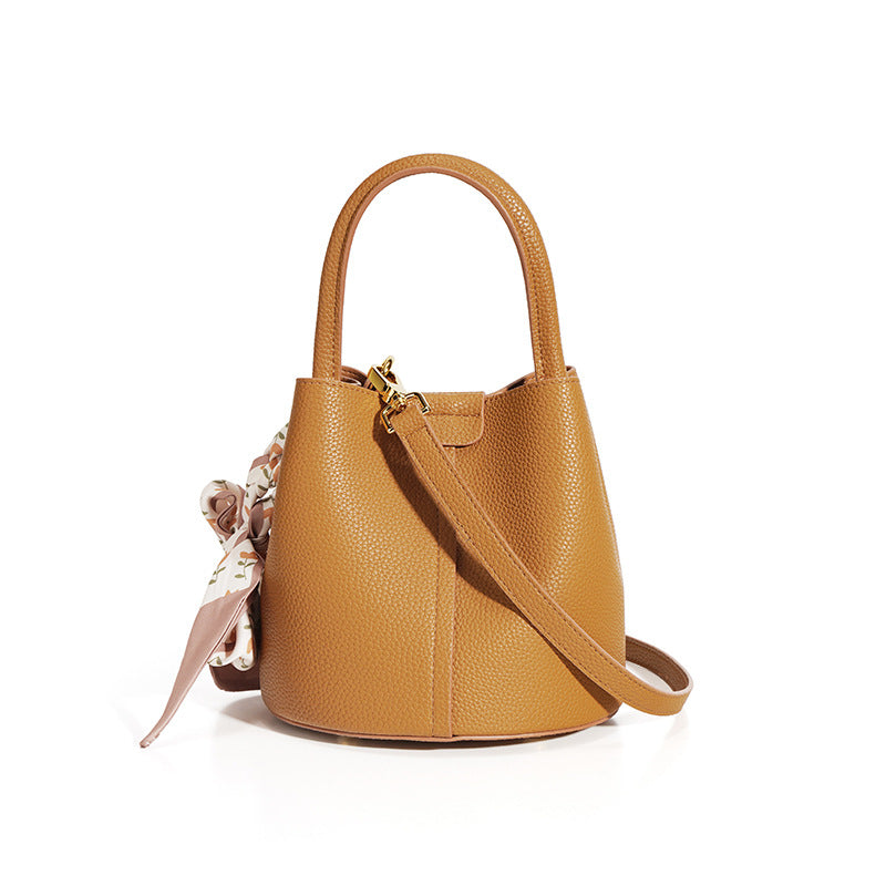 Leather Bucket Bag