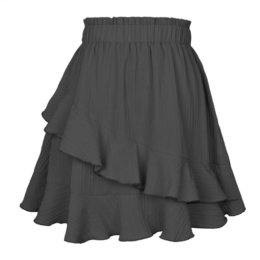 Flounce High Waisted Skirt