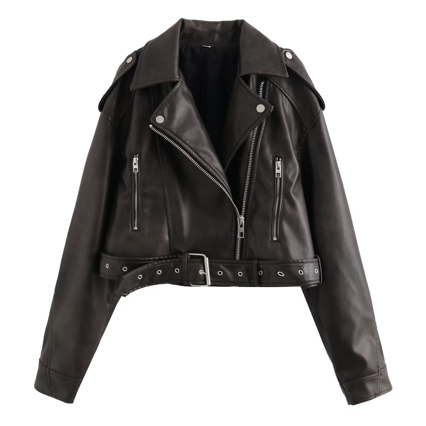 Two-tone Leather Jacket