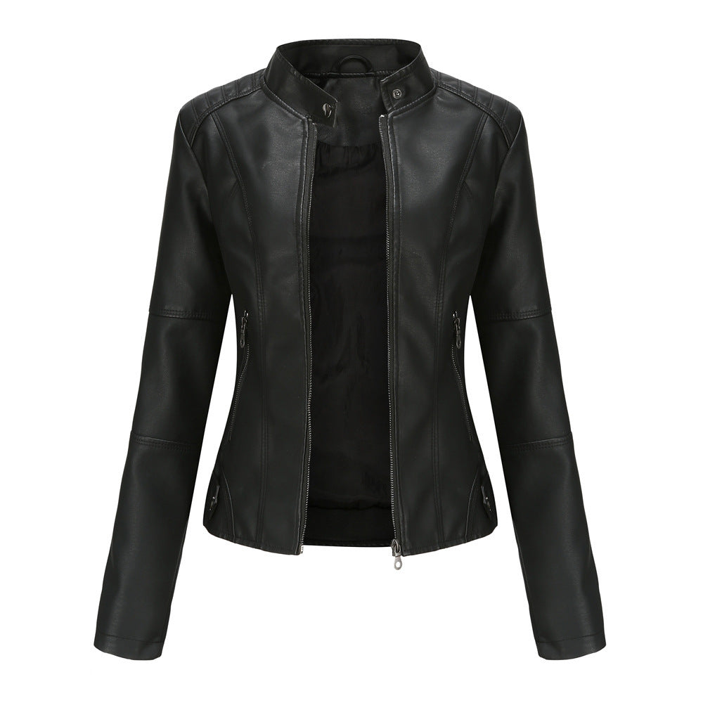 PU Leather Biker Jacket