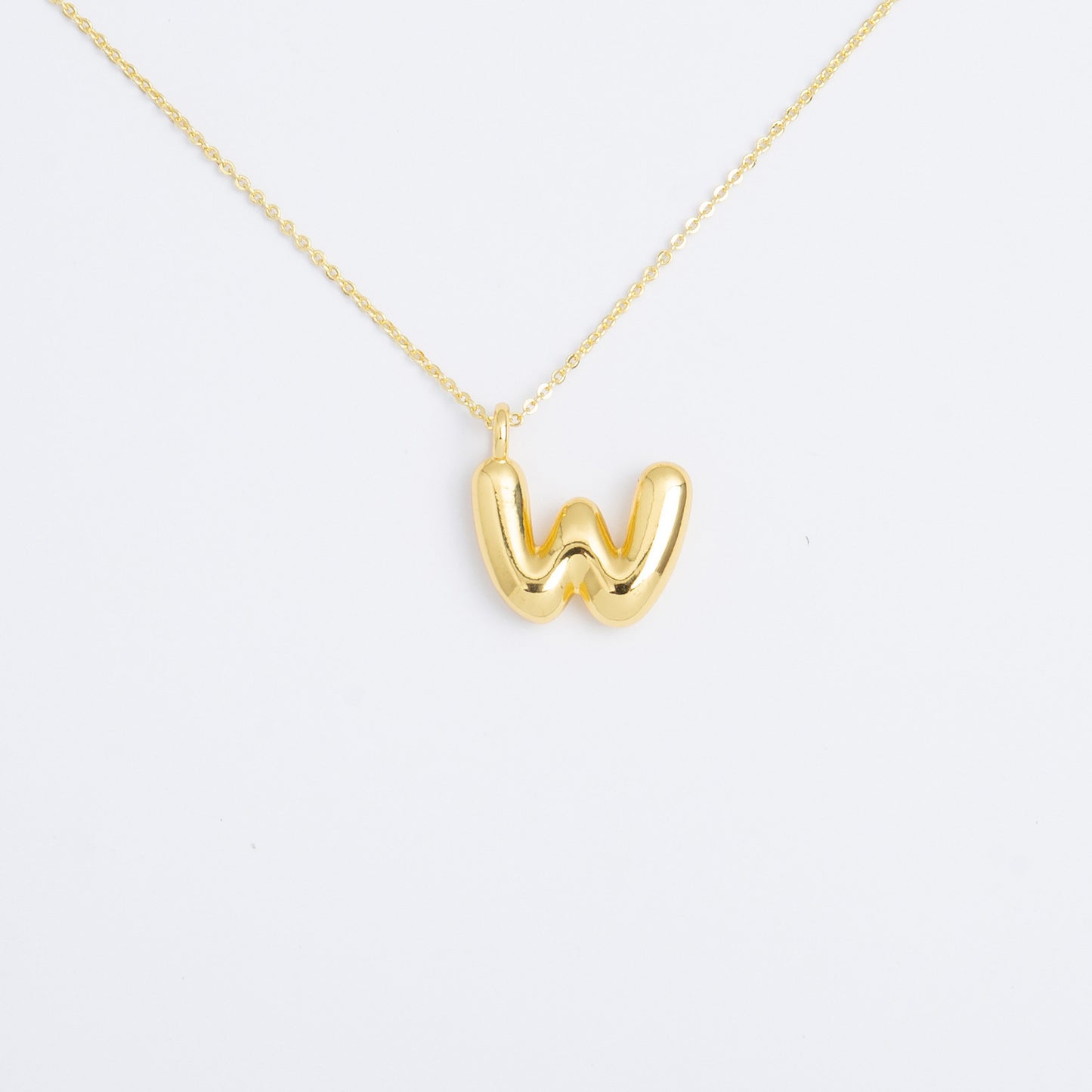 Letter Pendant Necklace