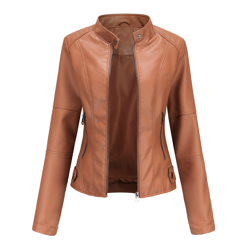 PU Leather Biker Jacket