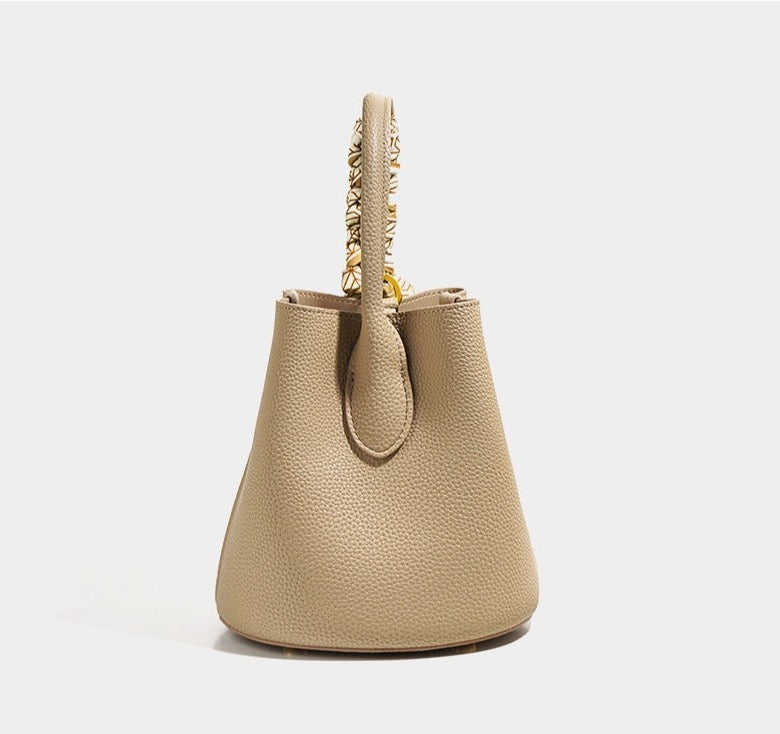 Leather Bucket Bag