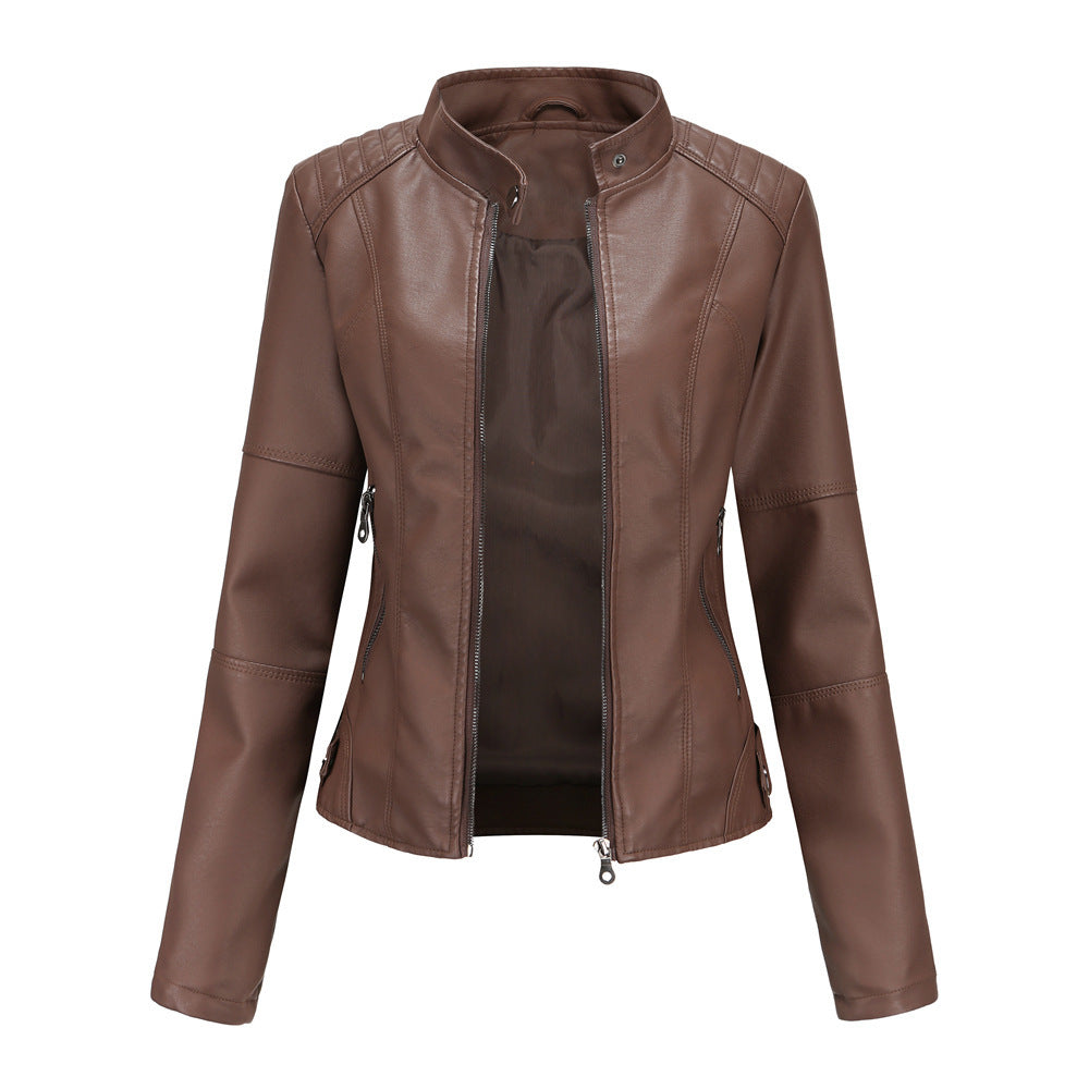 PU Leather Biker Jacket