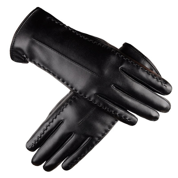 Gants en cuir PU