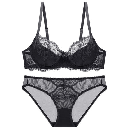 Mesh Lace Bra & Panties Set