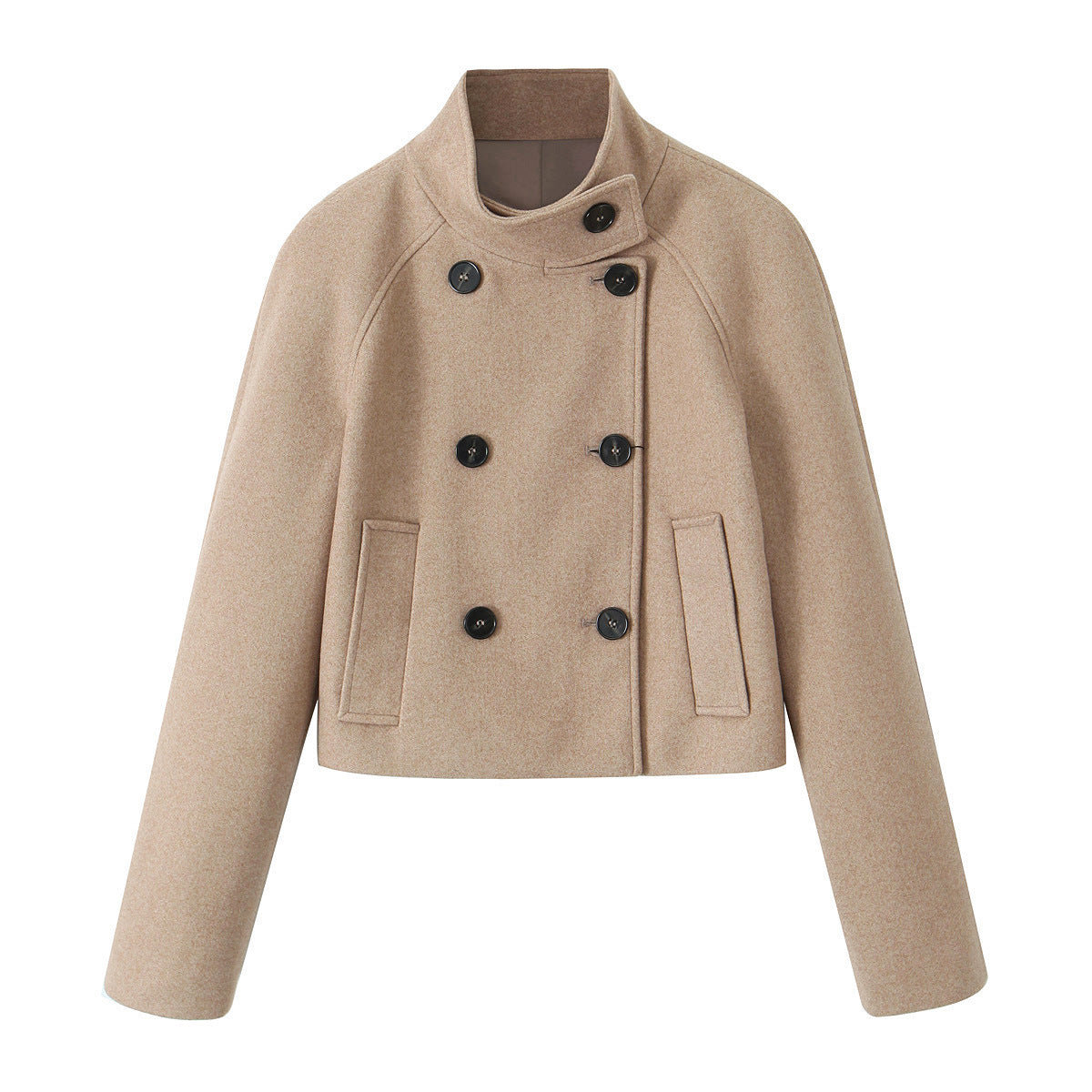 Manteau court en laine