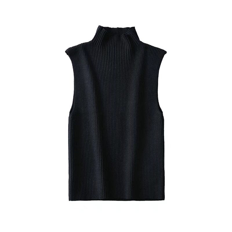 Sleeveless Turtleneck