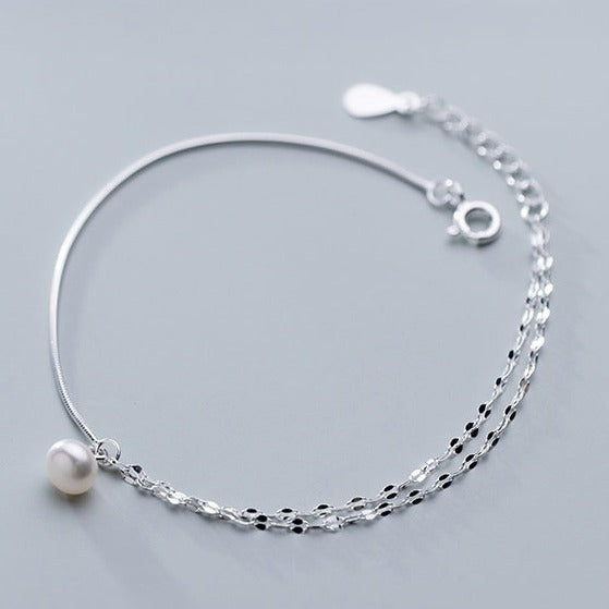 Pearl Pendant Bracelet